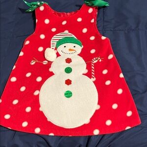 Bonnie Baby Snowman Jumper, 12 months.